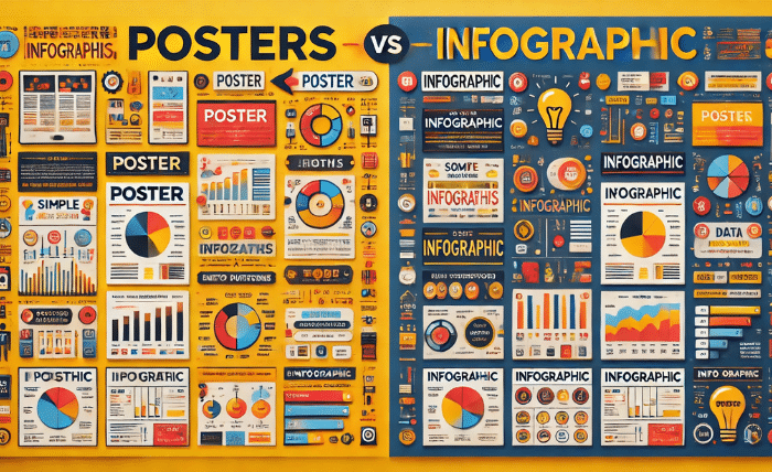 Perbedaan Poster dan Infografis